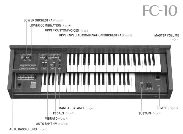 Yamaha Electone FC-10