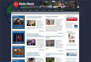 Website Kerk in Nood