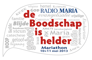 Woordenwolk lustrum Radio Maria Nederland