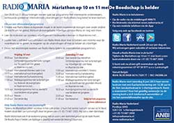 Flyer lustrum Radio Maria Nederland