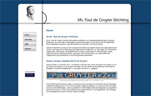 Website Paul de Gruyter