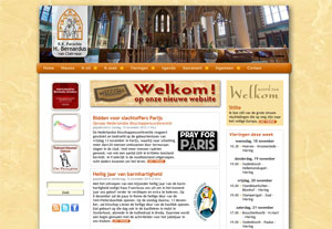 Website Bernardusparochie Oudenbosch