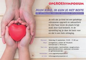 Flyer voor opGROEIsymposium 2017