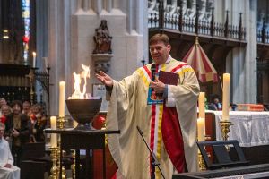 Brand in de Sint-Janskathedraal